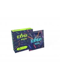 Светящиеся в темноте презервативы Expert Neon - 3 шт. - Expert - купить с доставкой в Камышине