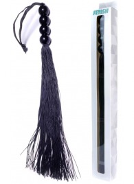 Черная силиконовая плеть - 37 см. - Boys of Toys - купить с доставкой в Камышине