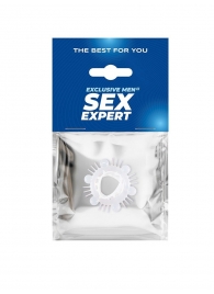 Стимулирующая насадка на пенис с несколькими видами рельефа - Sex Expert - в Камышине купить с доставкой