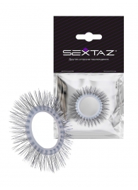 Круглое эрекционное кольцо с «ресничками» - Sextaz - в Камышине купить с доставкой
