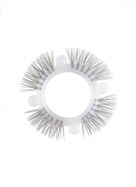 Эластичное кольцо с «ресничками» и 4 шариками - Sextaz - в Камышине купить с доставкой