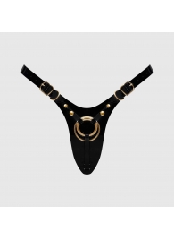 Черный пояс для фиксации насадок Strap-On-Me Leatherette Harness Fabulous - Strap-on-me - купить с доставкой в Камышине