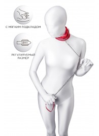 Красный ошейник с подкладкой из меха - ToyFa - купить с доставкой в Камышине