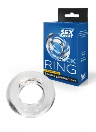 Прозрачное эрекционное кольцо-бублик - Sex Expert - в Камышине купить с доставкой