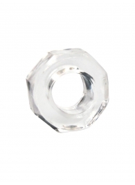 Прозрачное эрекционное кольцо в форме гайки - Sex Expert - в Камышине купить с доставкой