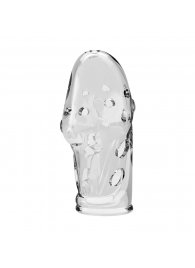 Прозрачная насадка на пенис Booker - 8 см. - Baile - в Камышине купить с доставкой