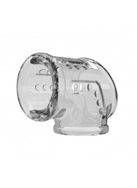 Прозрачная насадка на пенис и мошонку - Baile - в Камышине купить с доставкой