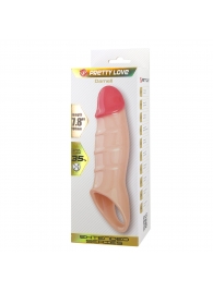 Телесная удлиняющая насадка на пенис Darnel - Baile - в Камышине купить с доставкой