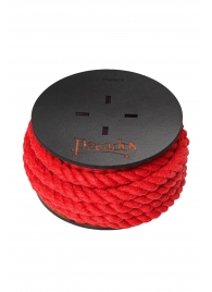 Красная веревка для шибари на катушке - 5 м. - Pecado - купить с доставкой в Камышине