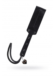 Черный кожаный пэддл - 32 см. - Pecado - купить с доставкой в Камышине