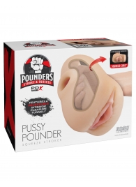 Телесный мастурбатор-вагина Pussy Pounder Squeeze Stroker - Pipedream - в Камышине купить с доставкой