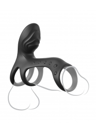 Черная насадка на пенис Ultimate Couples Cage Pro - Pipedream - в Камышине купить с доставкой