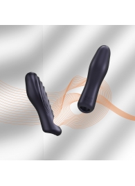 Сливовая силиконовая насадка на пенис с подхватом Manwan Ryzer - Manwan - в Камышине купить с доставкой