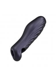 Сливовая силиконовая насадка на пенис с подхватом Manwan Ryzer - Manwan - в Камышине купить с доставкой