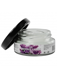 Массажная свеча «Сирень» - 50 мл. - SGAN - купить с доставкой в Камышине