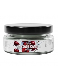 Массажная свеча «Спелая вишня» - 50 мл. - SGAN - купить с доставкой в Камышине