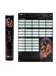 Плакат для двоих со скретч-слоем «БДСМ» - Сима-Ленд - купить с доставкой в Камышине