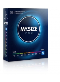 Презервативы MY.SIZE размер 72 - 3 шт. - My.Size - купить с доставкой в Камышине