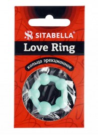Цветное эрекционное кольцо с 5 бусинами Love Ring - Sitabella - в Камышине купить с доставкой