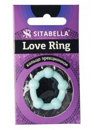 Цветное эрекционное кольцо Love Ring с бусинами - Sitabella - в Камышине купить с доставкой