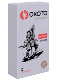 Точечные презервативы OKOTO Dotted - 12 шт. - Sitabella - купить с доставкой в Камышине