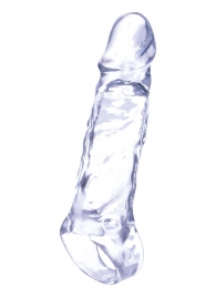 Прозрачная насадка-удлинитель Length Enhancer с подхватом - 16 см. - NMC - в Камышине купить с доставкой