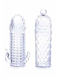Набор из 2 прозрачных насадок на член Seductive Tickler Sleeves Set - NMC - в Камышине купить с доставкой