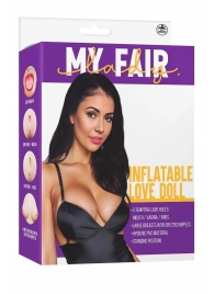 Телесная надувная секс-кукла с 3 любовными отверстиями - NMC - в Камышине купить с доставкой