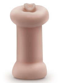 Телесный люминесцентный двусторонний мастурбатор Tasha - Blush Novelties - в Камышине купить с доставкой