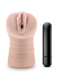 Телесный мастурбатор-вагина Ayumi с вибрацией - Blush Novelties - в Камышине купить с доставкой