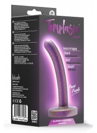 Фиолетовая насадка с гладкой поверхностью Surrender 4.75 Inch Beginner Pegging Dildo - 12 см. - Blush Novelties - купить с доставкой в Камышине