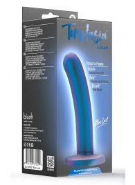 Синяя насадка с гладкой поверхностью Surrender 5.75 Inch Intermediate Pegging Dildo - 14,6 см. - Blush Novelties - купить с доставкой в Камышине