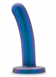 Синяя насадка с гладкой поверхностью Surrender 5.75 Inch Intermediate Pegging Dildo - 14,6 см. - Blush Novelties - купить с доставкой в Камышине