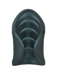 Серый сквозной мастурбатор с вибрацией Manwan Starter - Manwan - в Камышине купить с доставкой