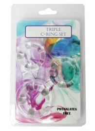Набор из 3 эрекционных прозрачных колец - Boys of Toys - в Камышине купить с доставкой
