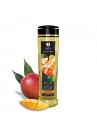 Массажное масло для тела Luscious Mango с ароматом манго - 240 мл. - Shunga - купить с доставкой в Камышине