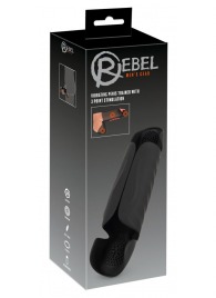 Черный вибромастурбатор с трехточечной стимуляцией Penis Trainer with 3 Point Stimulation - Orion - в Камышине купить с доставкой