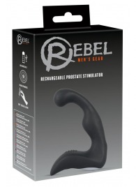 Черный перезаряжаемый стимулятор простаты с вибрацией - 14,6 см. - Orion - в Камышине купить с доставкой