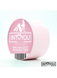 Розовый скотч для фиксации Non-Sticky Bondage Tape - 15 м. - Intoyou - купить с доставкой в Камышине