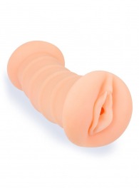 Телесный двусторонний мастурбатор с вибропулей и эрекционными кольцами в комплекте - Sexy Girl - в Камышине купить с доставкой
