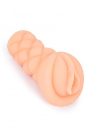 Телесный мастурбатор-вагина с вибропулей и эрекционными кольцами в комплекте - Sexy Girl - в Камышине купить с доставкой