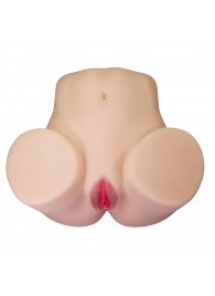 Телесный мастурбатор Julia с 2 любовными каналами - Baile - в Камышине купить с доставкой