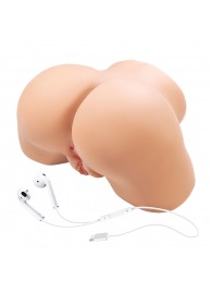 Телесный мастурбатор Olivia с 2 любовными отверстиями - Baile - в Камышине купить с доставкой