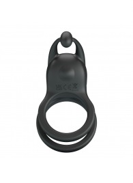 Черное перезаряжаемое виброкольцо Goodwin - Baile - в Камышине купить с доставкой