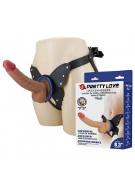 Поясной страпон Wells: трусики в форме бабочки и фаллоимитатор-насадка - Baile - купить с доставкой в Камышине