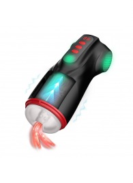 Интерактивный мастурбатор Raven с вакуумом, вибрацией и подсветкой - Shots Media BV - в Камышине купить с доставкой