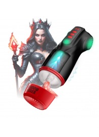 Интерактивный мастурбатор Raven с вакуумом, вибрацией и подсветкой - Shots Media BV - в Камышине купить с доставкой