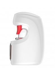 Белый мастурбатор с язычком и возвратно-поступательными движениями - Secwell - в Камышине купить с доставкой