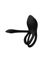 Черное эрекционное виброкольцо Bayek с пультом ДУ - Zalo - в Камышине купить с доставкой