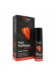 Жидкий вибратор Orgie High Voltage Strawberry - 15 мл. - ORGIE - купить с доставкой в Камышине